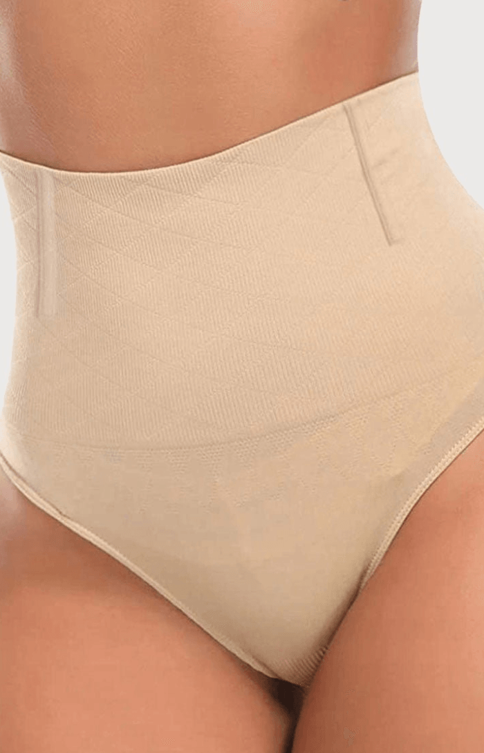(2 PACK) Sculpting Thong S / Beige
