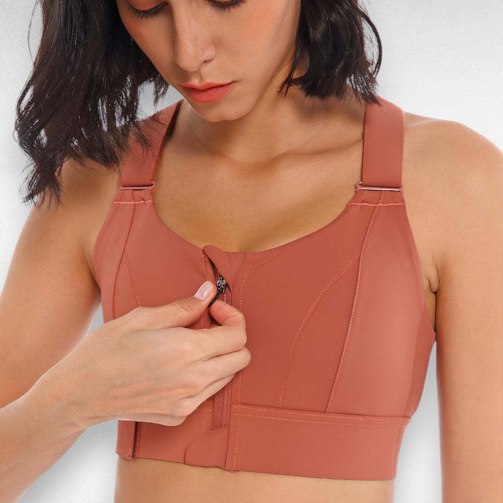 Sculpting High Impact Sports Bra Burnt Red / S