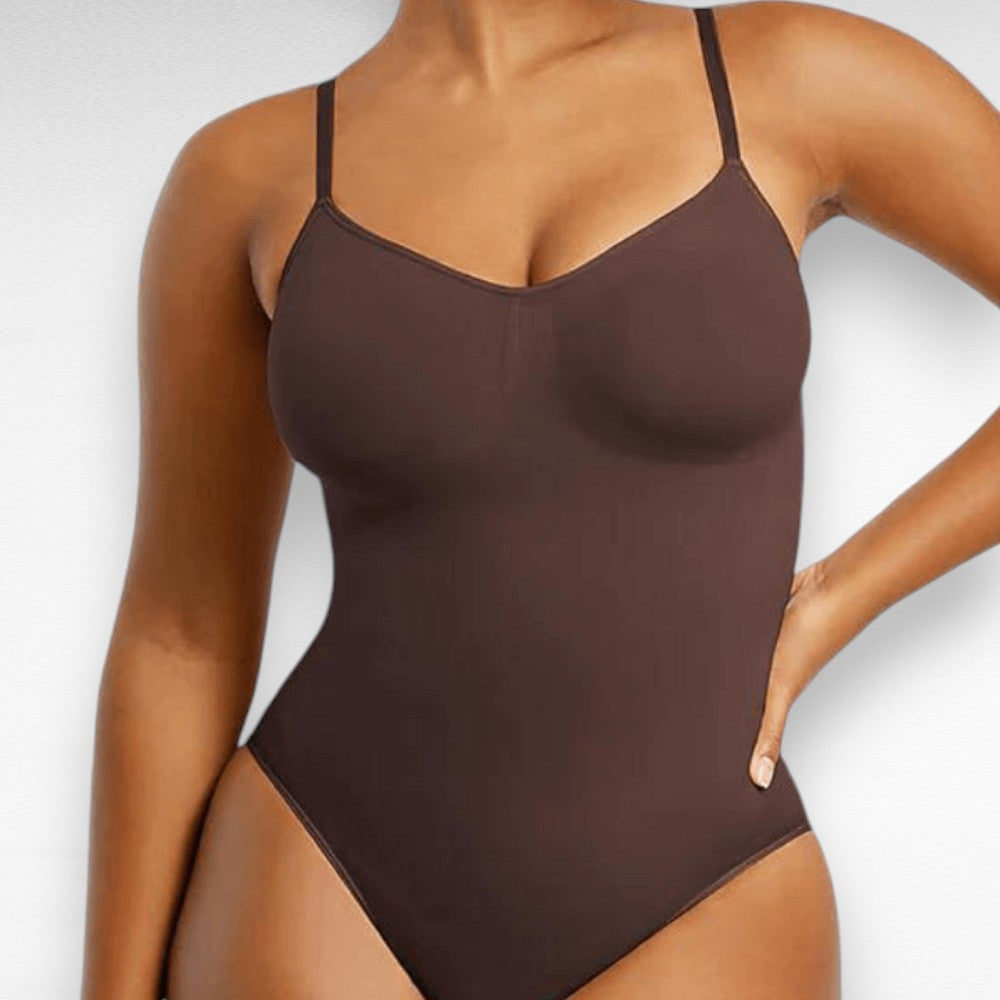Sculpting Shapewear Bodysuit Brown / S