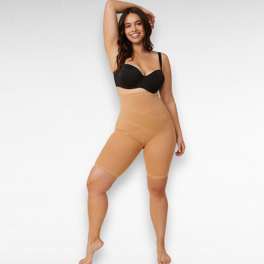 Sculpting Shapewear Cross Body Shorts Shapewear
