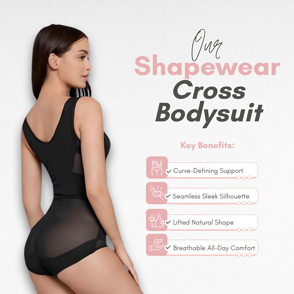 Sculpting Shapewear Cross Bodysuit