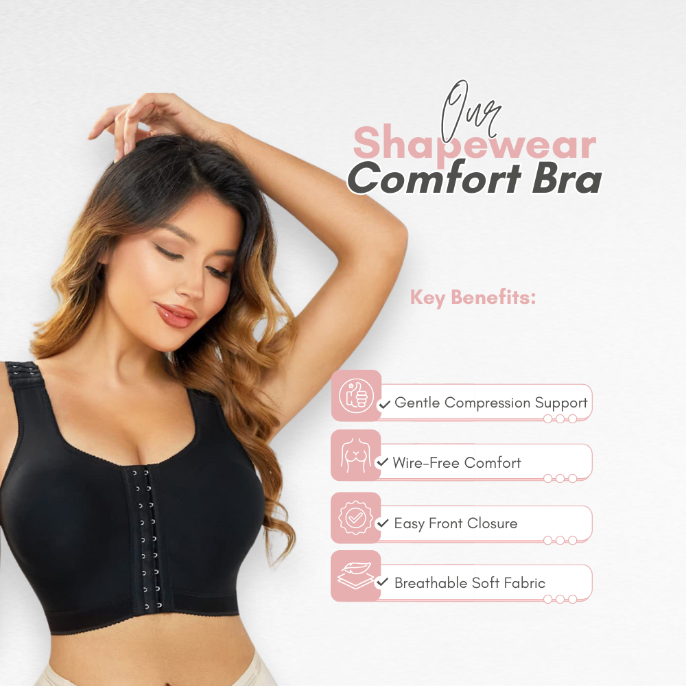 Sculpting Shapewear Front Closure Comfort Bra