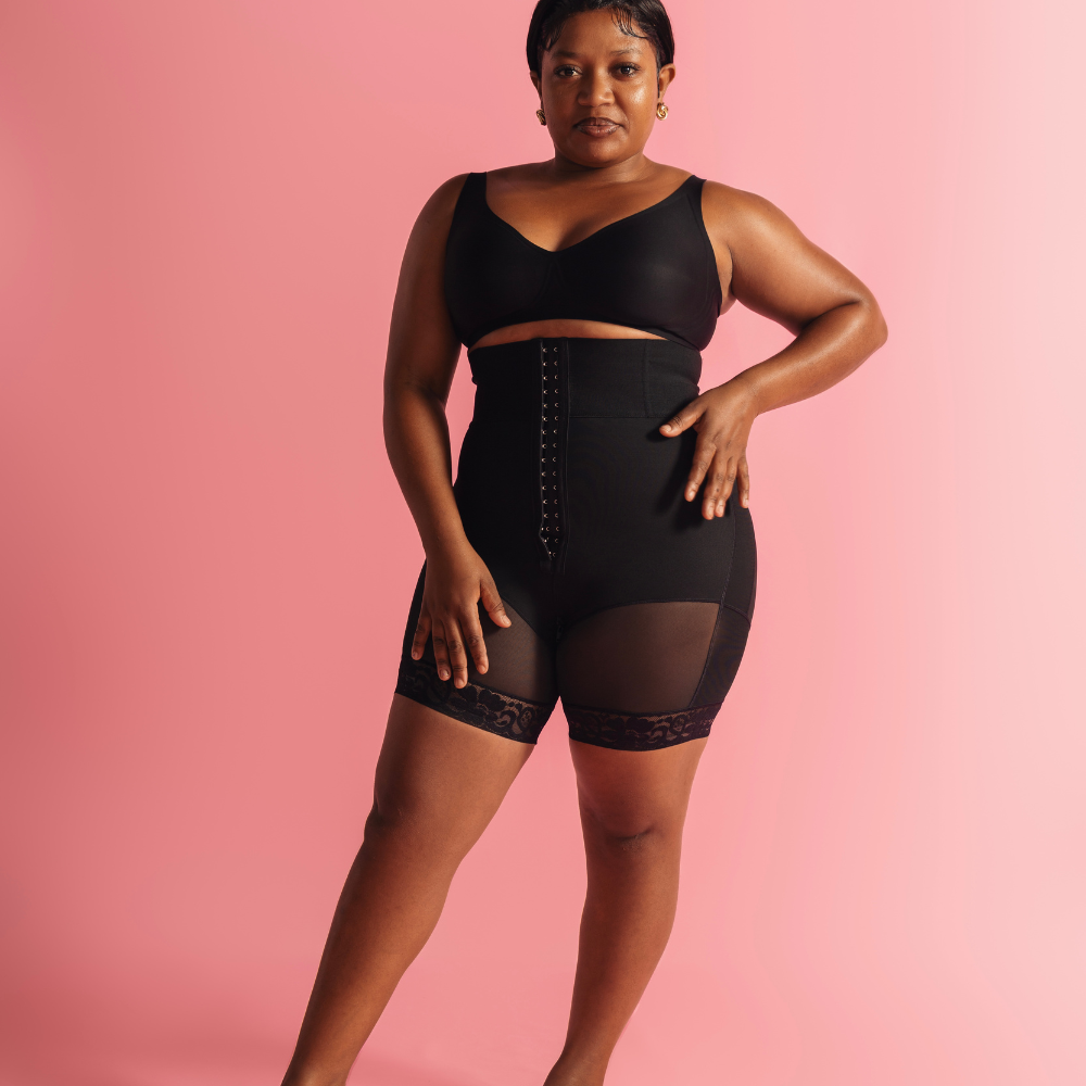Sculpting Shapewear High-Waisted Compress & Lift Shorts