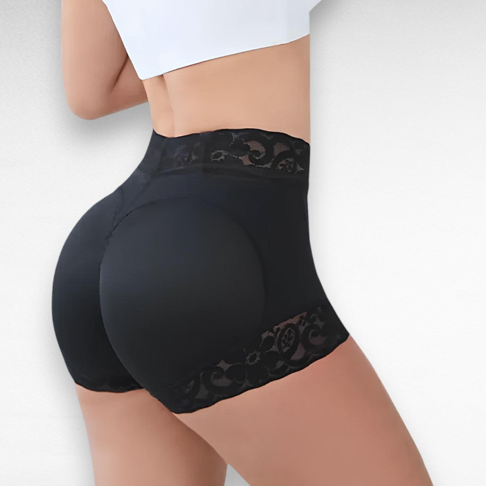 Sculpting Shapewear Mid-Waisted Lace Shaping Bottoms