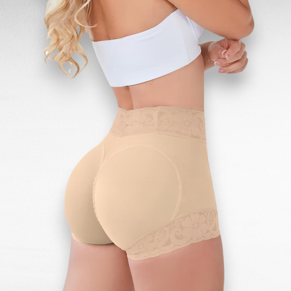 Sculpting Shapewear Mid-Waisted Lace Shaping Bottoms