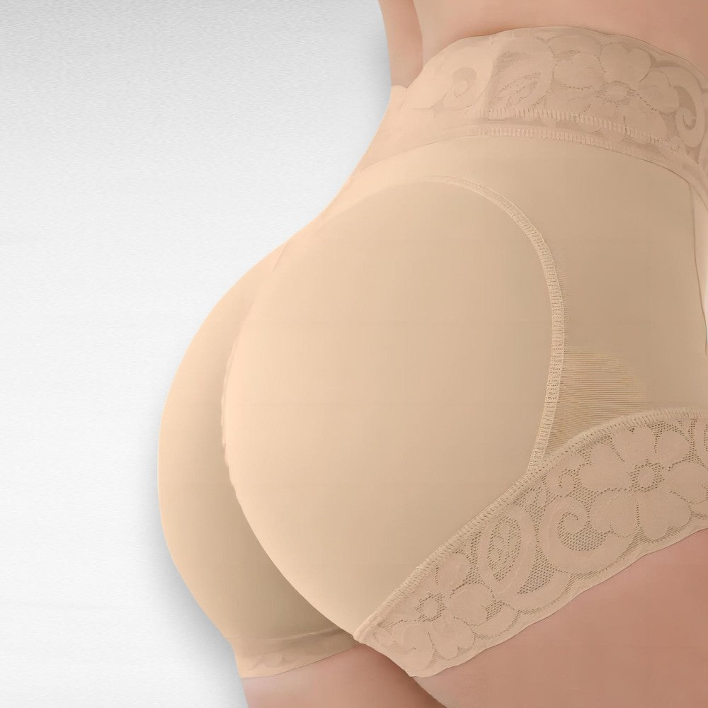 Sculpting Shapewear Mid-Waisted Lace Shaping Bottoms