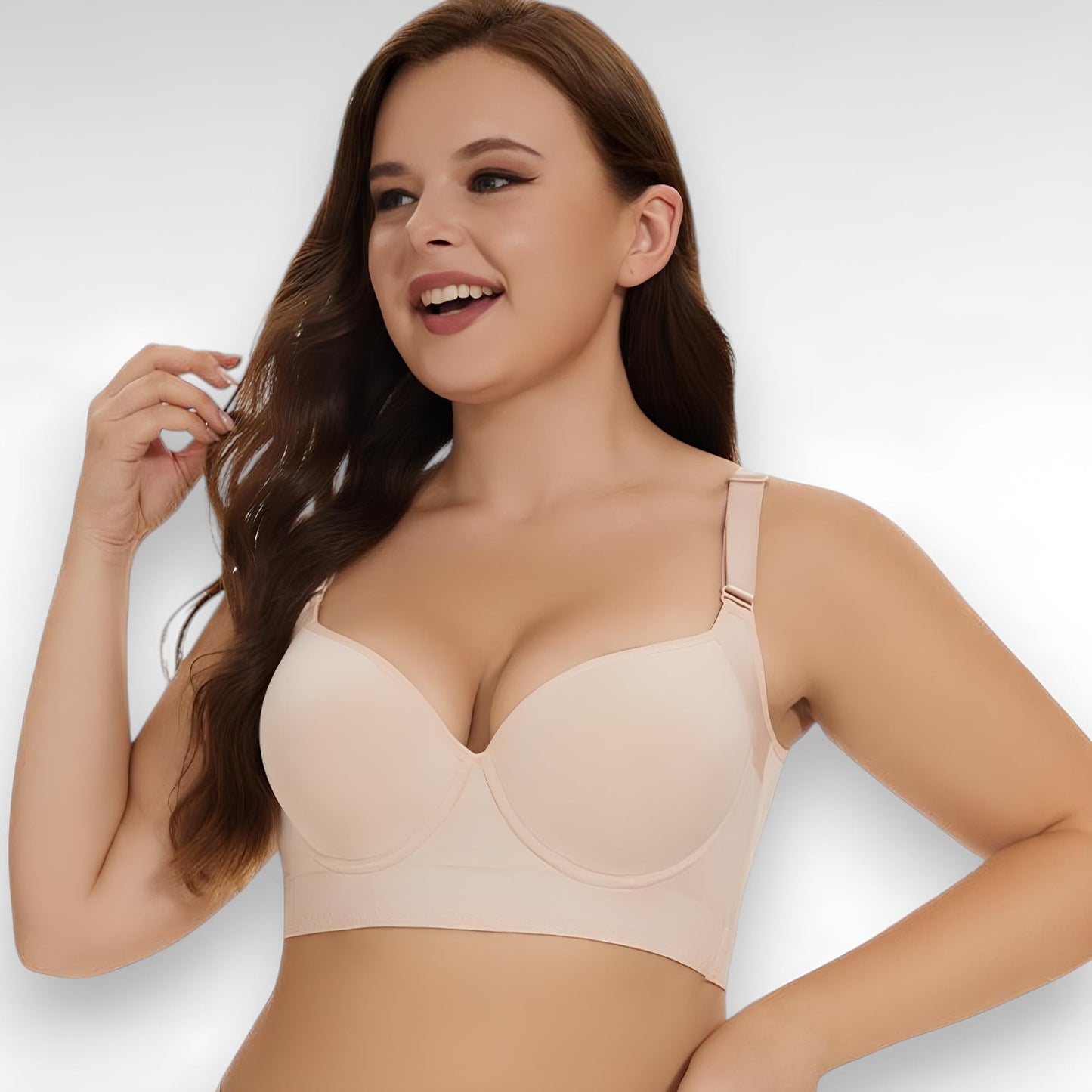 Sculpting Shapewear Push-Up & Back Smoothing Bra