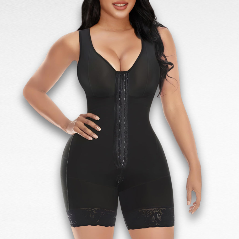Sculpting Shapewear Tummy Control Full Bodysuit S / Black