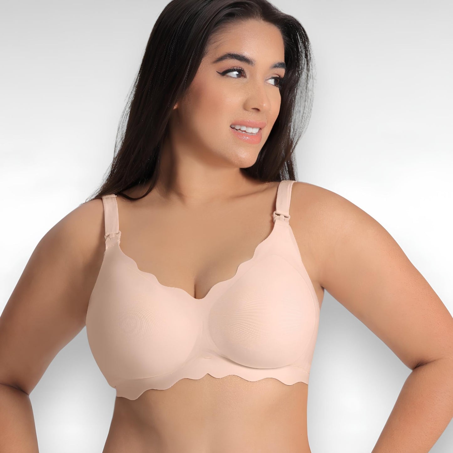 Sculpting Shapewear Wireless Nursing Bra S / Light Nude