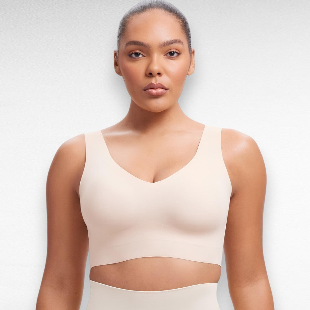 Sculpting Shapewear Wireless Support Back Smoothing Bra