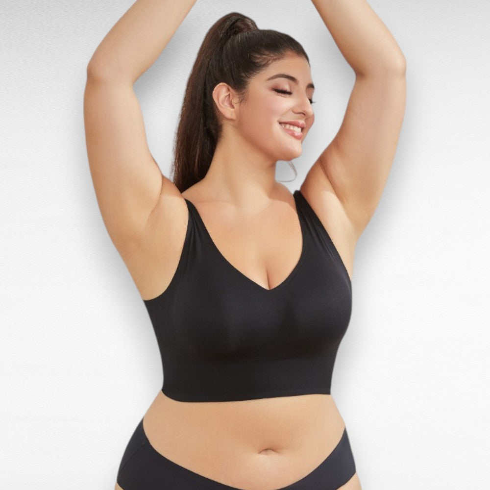 Sculpting Shapewear Wireless Support Back Smoothing Bra