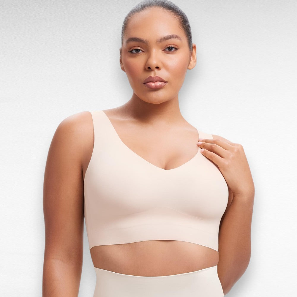 Sculpting Shapewear Wireless Support Back Smoothing Bra