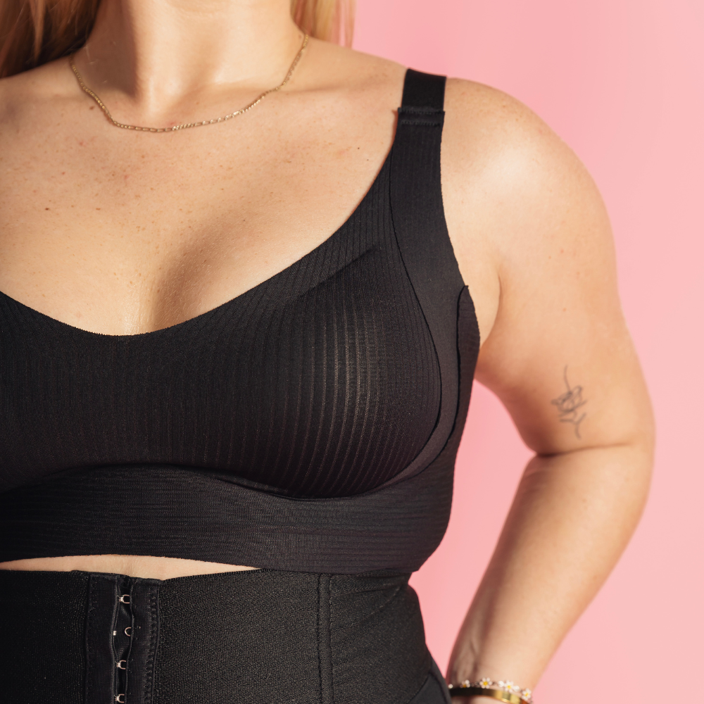 Sculpting Wireless Ribbed Push-Up Bra