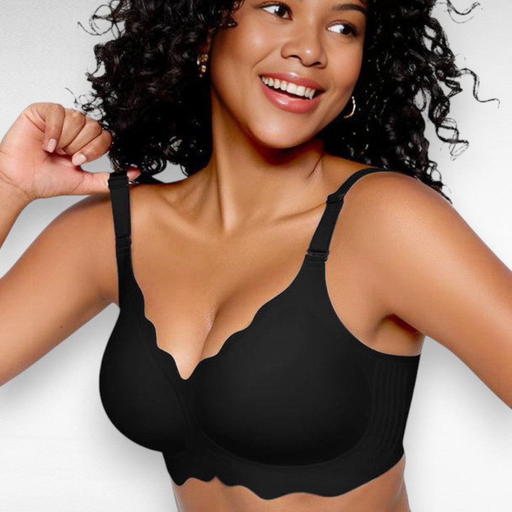 Sculpting Wireless Scalloped Full Coverage Bra