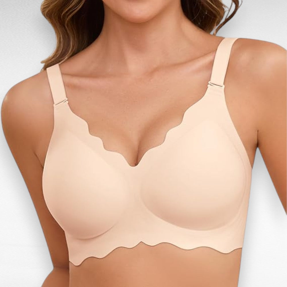 Sculpting Wireless Scalloped Full Coverage Bra