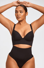 (2 PACK) Sculpting Thong S / Black