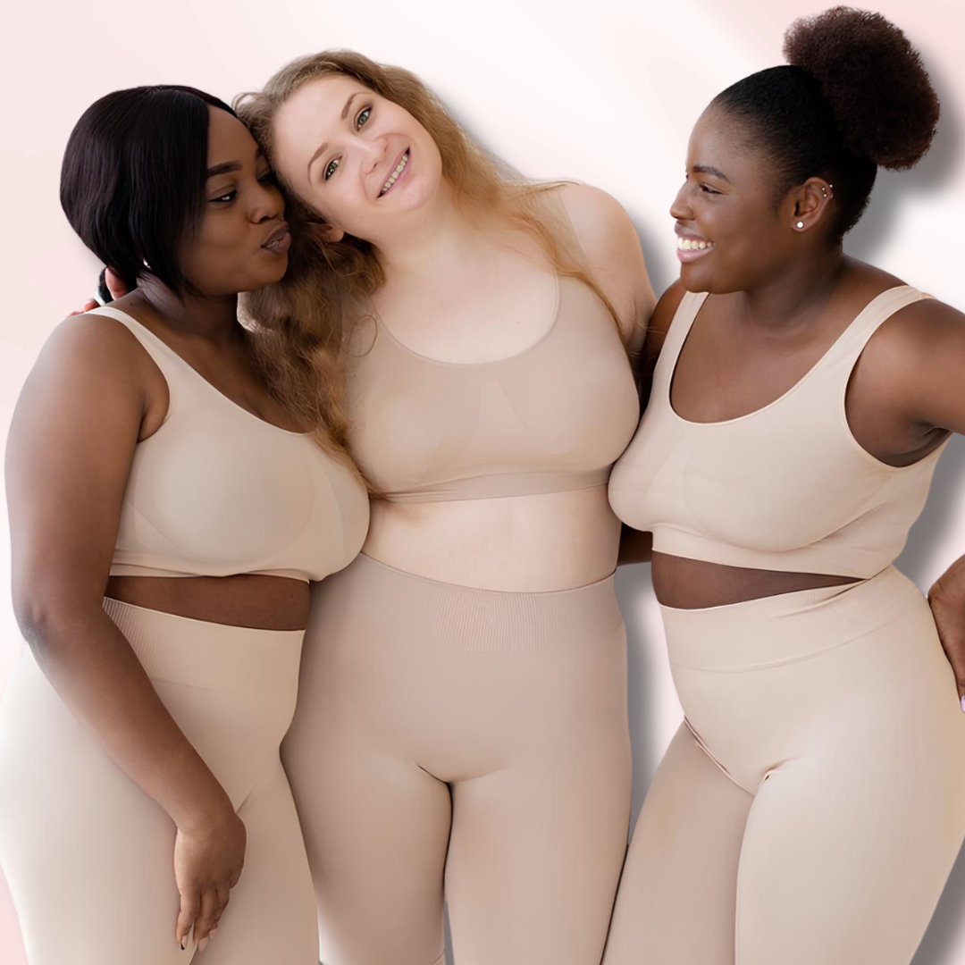 Push-Up Back Smoothing Bra-Brown