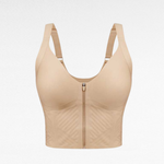 Effortless Crop Top Bra Bras Beige / S