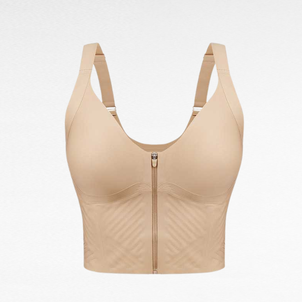 Effortless Crop Top Bra Bras Beige / S
