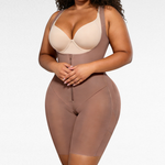 Full-Body Postpartum Bodysuit Bodysuits Brown / S