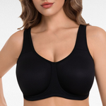 Full Coverage Underwire Minimizer Bra Black / SA 36DD (Manufacturer Size 80E)