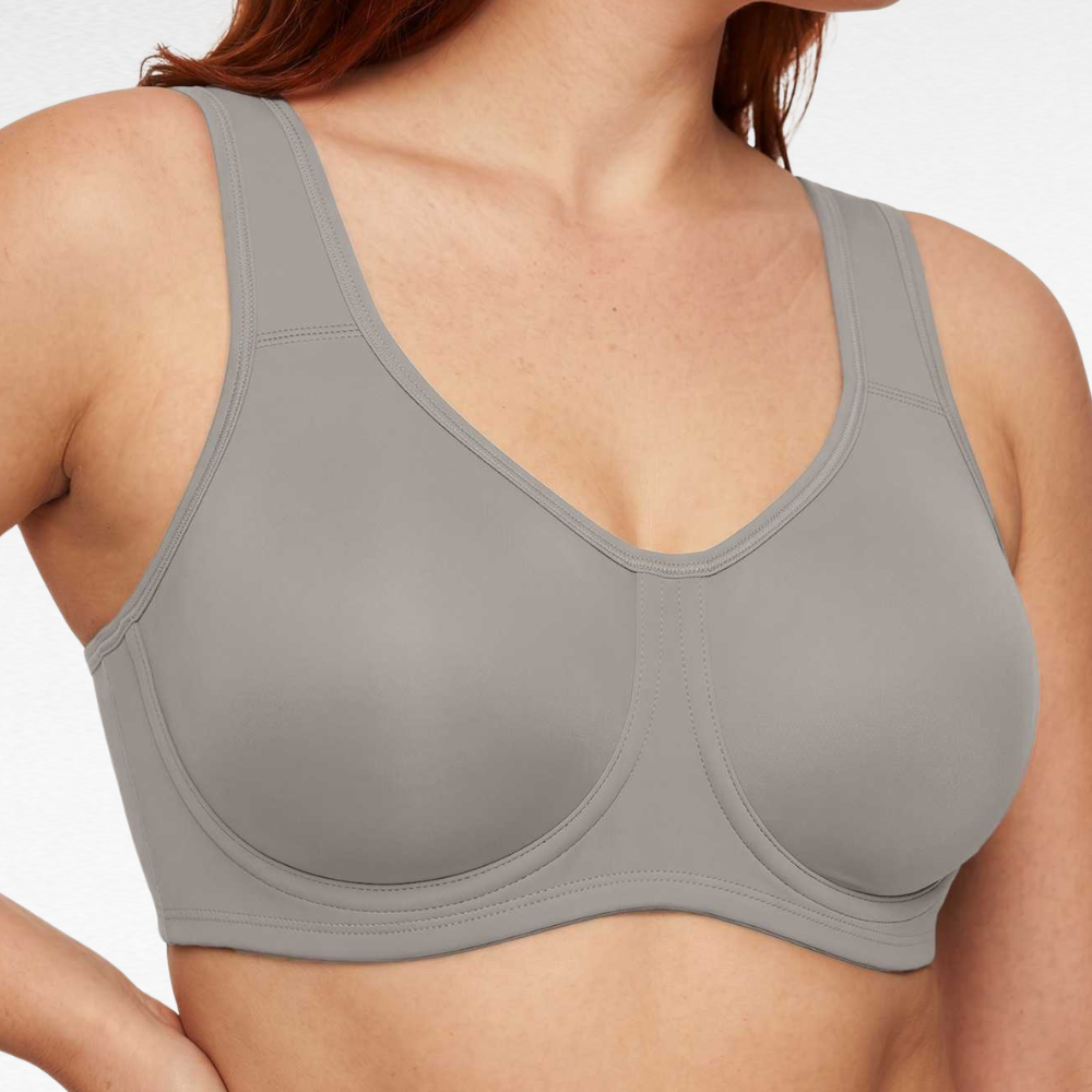 Full Coverage Underwire Minimizer Bra Grey / SA 36DD (Manufacturer Size 80E)