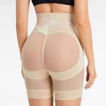 High-Waist Mesh Shaping Shorts
