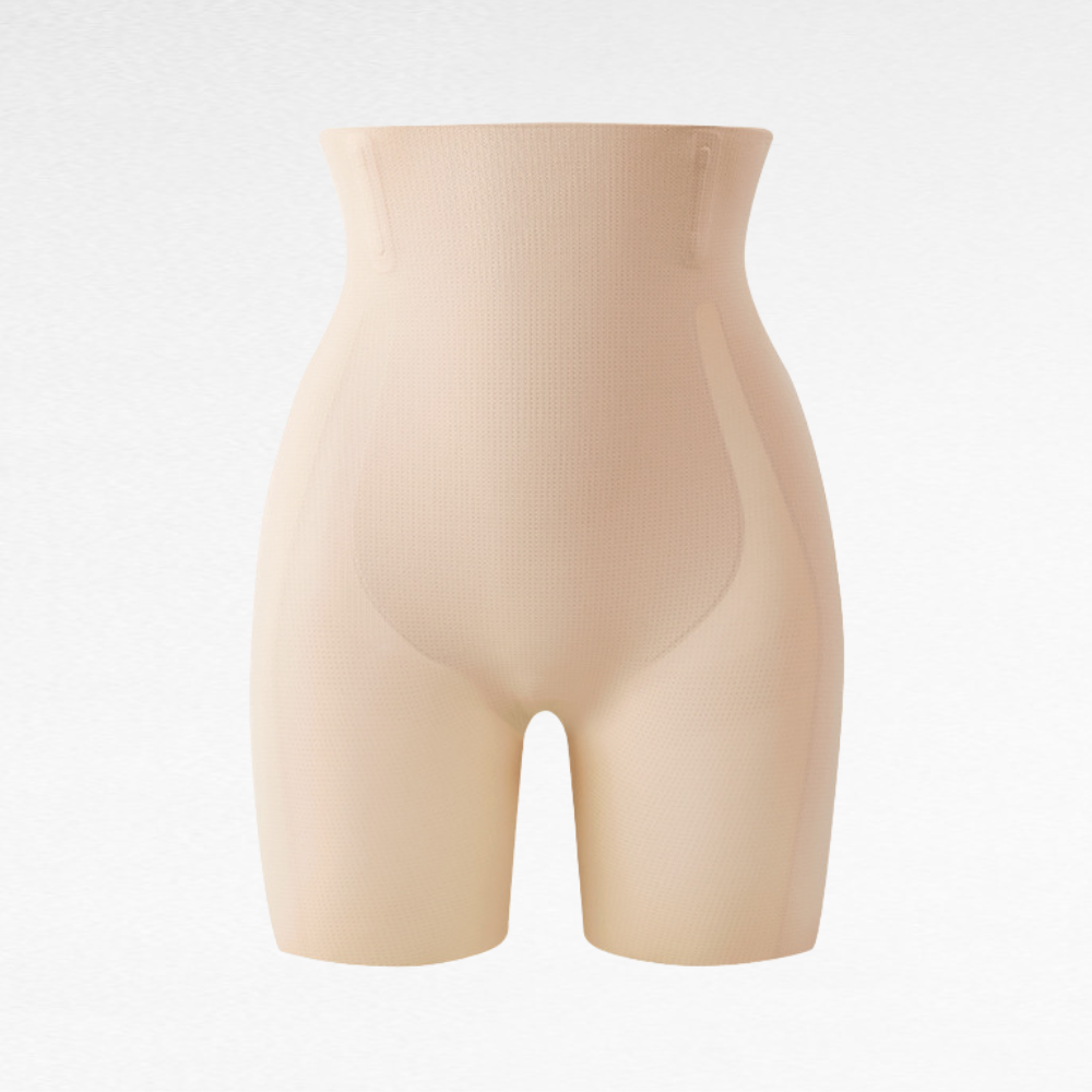 High-Waist Smoothing Shorts Bottoms Beige / S