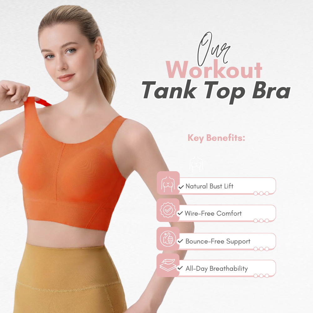 Sculpting Cloud-Like Workout Tank Top Bra