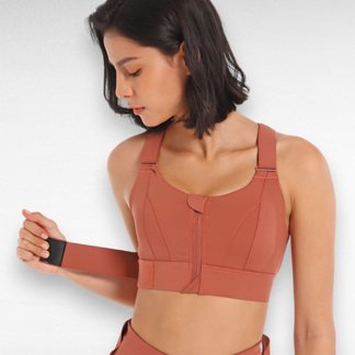 DISTORTION SPORTS BRA IN ASHPHALT main image 0