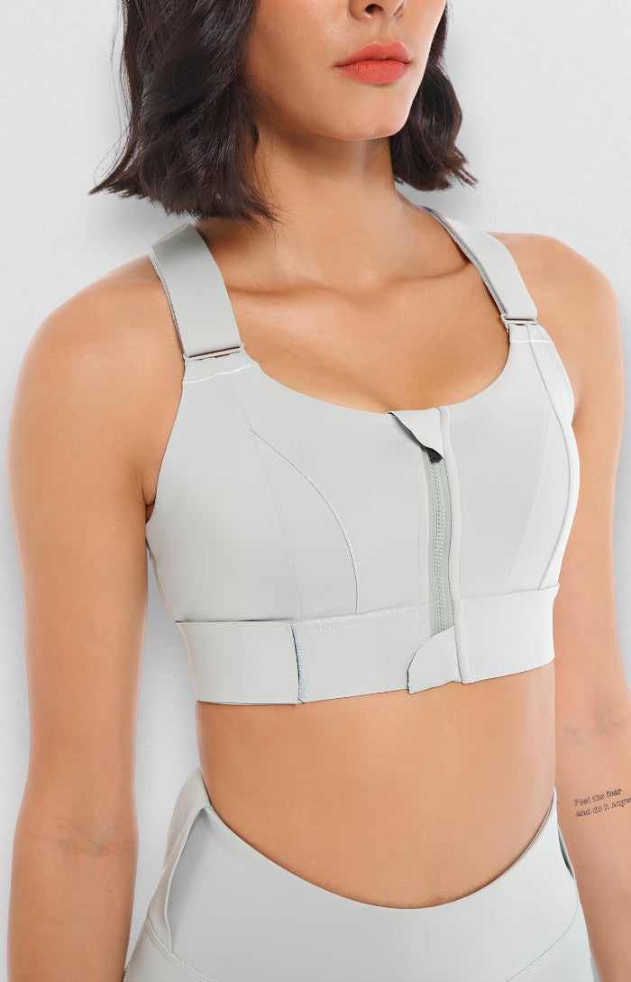 Sculpting High Impact Sports Bra S / Silver