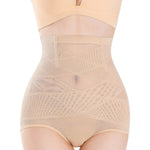 Sculpting High-Waisted Cross Body Panty S / Beige