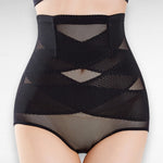 Sculpting High-Waisted Cross Body Panty S / Black