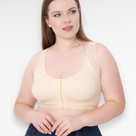 Sculpting Posture Corrector Bra with Cross-Back Support Beige / S