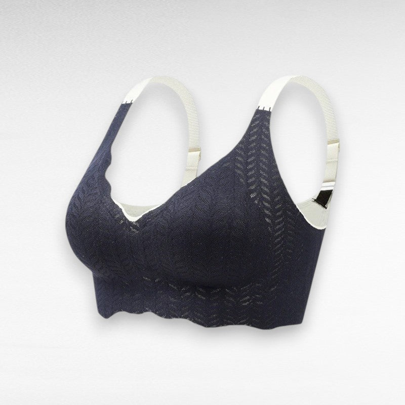 Sculpting Scalloped Embossed Lace Bra