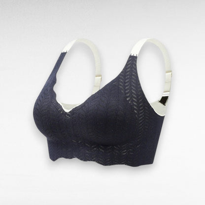 Sculpting Scalloped Embossed Lace Bra