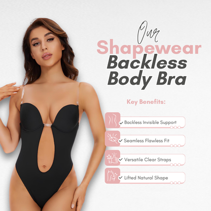 Sculpting Shapewear Backless Body Bra