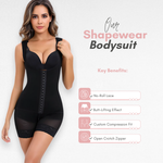 Sculpting Shapewear Bodysuit with Hook & Eye Closure