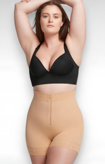 Sculpting Shapewear Compress & Lift Shorts S / Beige