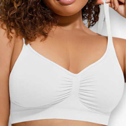 Sculpting Shapewear Everyday Wireless Comfort Bra White / S