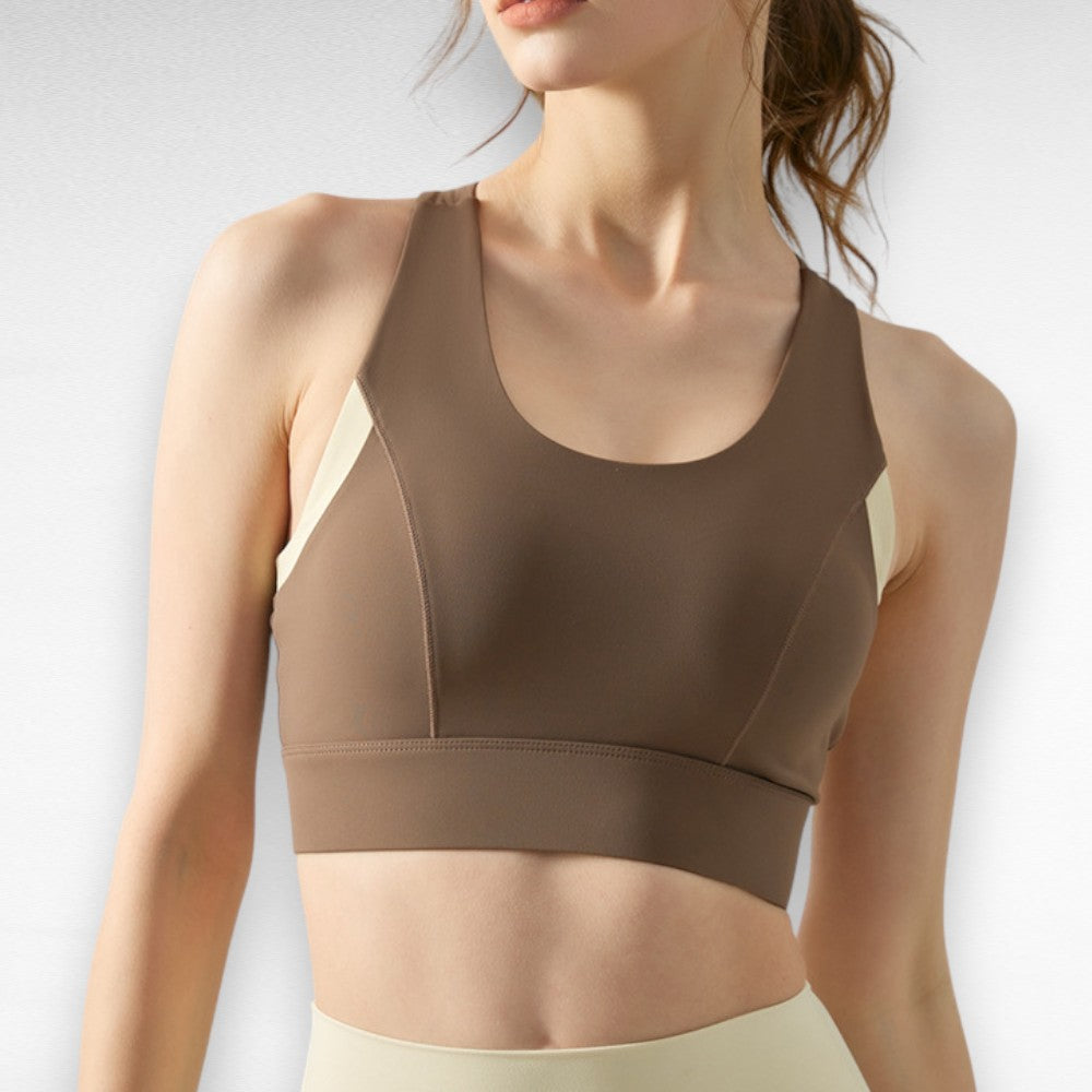 Sculpting Shapewear High-Intensity Sports Bra Chocolate Brown / M