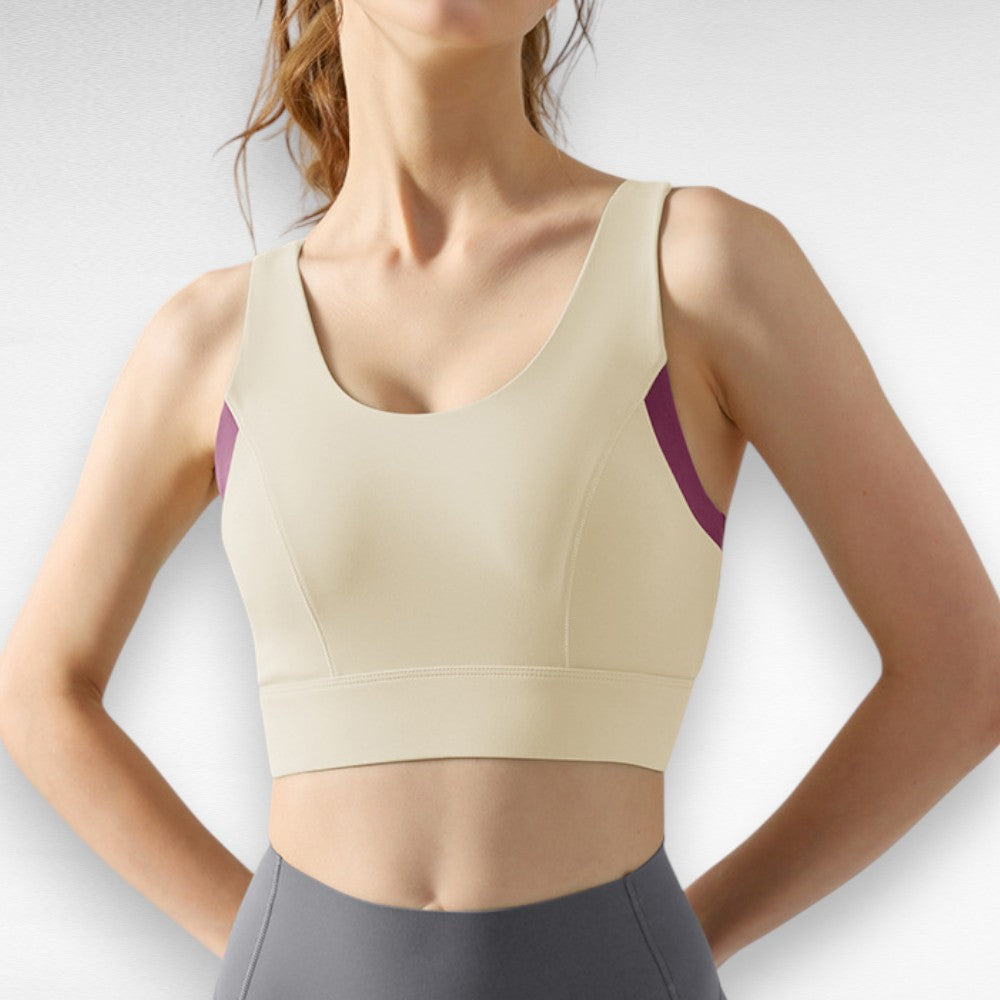 Sculpting Shapewear High-Intensity Sports Bra Cream / M