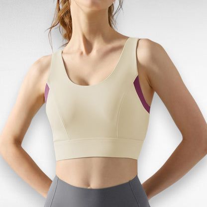 Sculpting Shapewear High-Intensity Sports Bra Cream / M