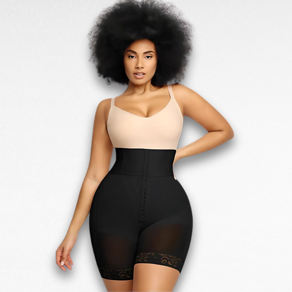 Sculpting Shapewear High-Waisted Compress & Lift Shorts Black / S