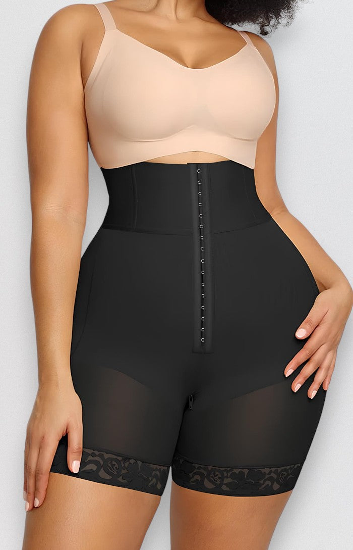 Sculpting Shapewear High-Waisted Compress & Lift Shorts S / Black