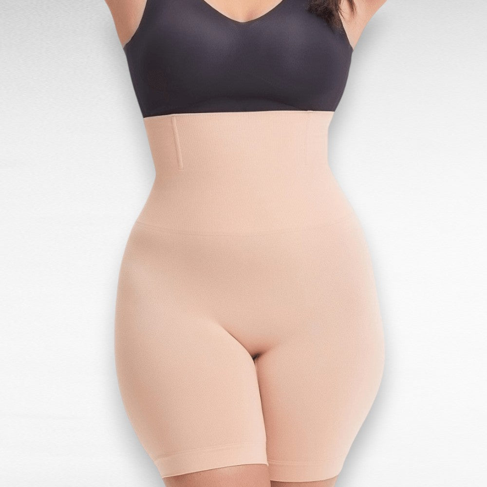 Sculpting Shapewear High-Waisted Shorts Shapewear Beige / XS/S