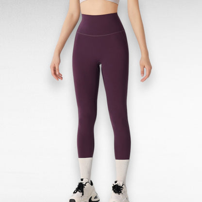 Sculpting Shapewear High-Waisted Tummy Control Leggings Dark Purple / M