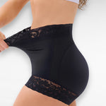 Sculpting Shapewear Mid-Waisted Lace Shaping Bottoms