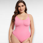 Sculpting Shapewear Thong Bodysuit Pink / S