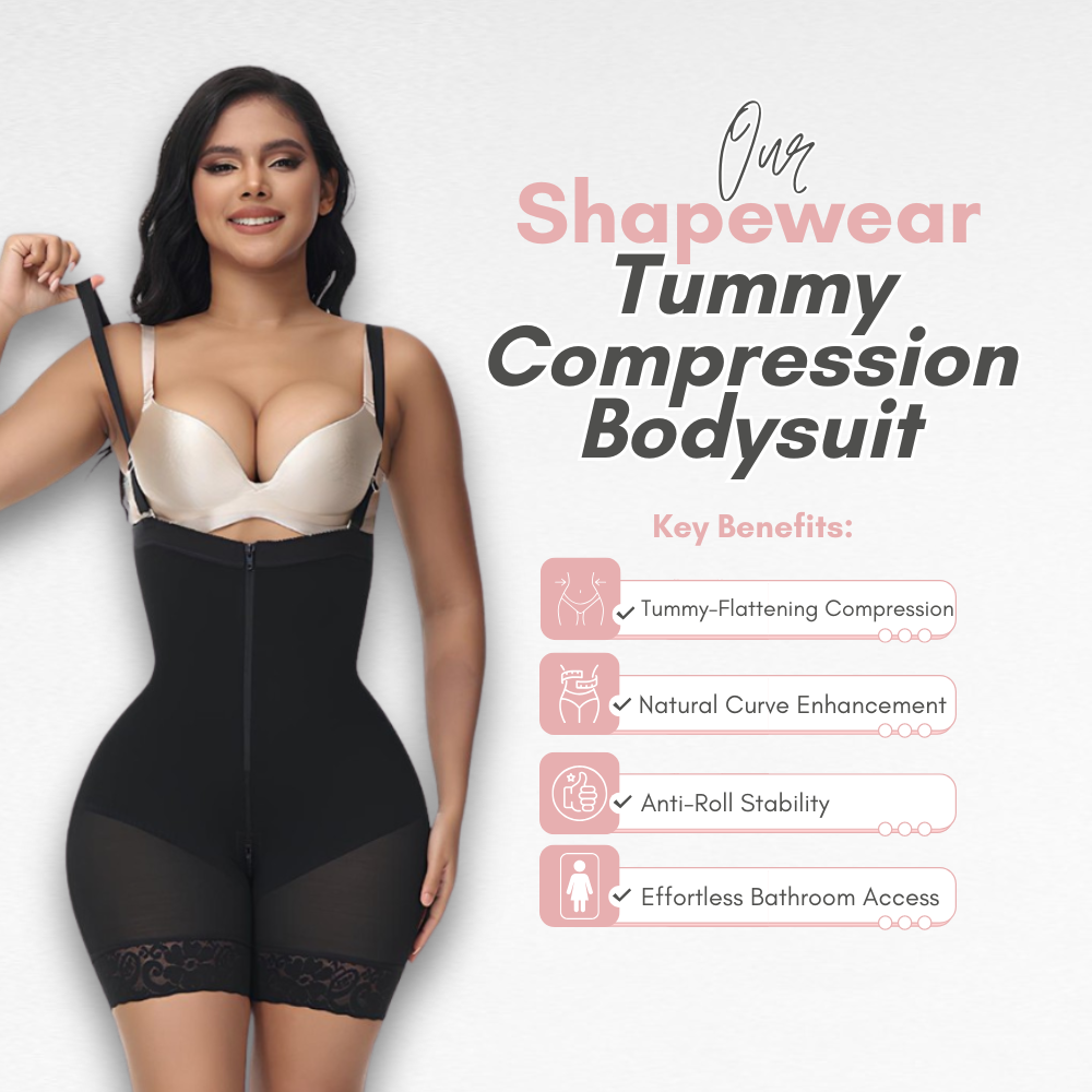 Sculpting Shapewear Tummy Compression Bodysuit